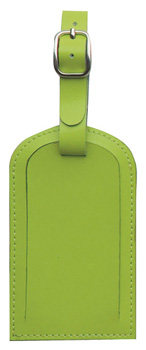 Coloured Luggage Tags - Green 9161G in  Description: Make